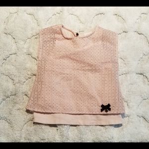 Heirloom Toddler girls lace tshirt